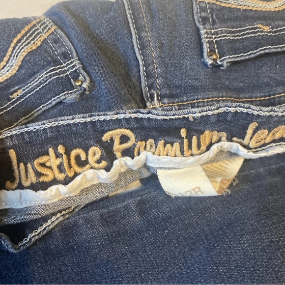 Justice  Premium Jean Girls Simply Low Blue Denim Size 12R Jegging - Picture 5 of 16